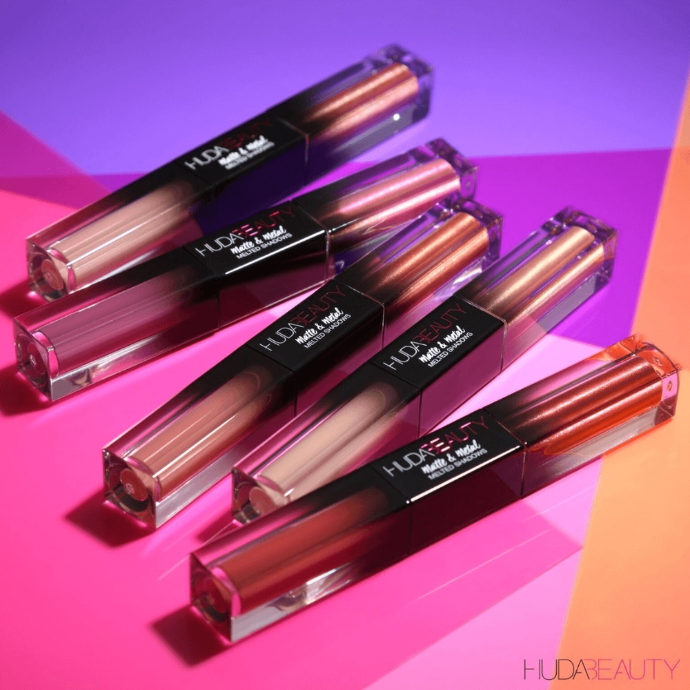 Huda Beauty Matte & Metal Melted Eyeshadows